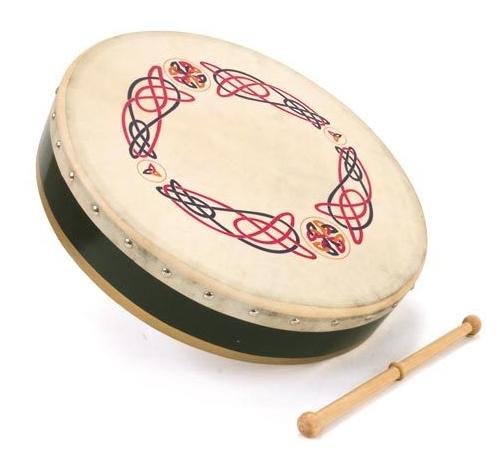 FUZEAU BODRHAN DIAM.35 CM LIVRE AVEC 1 BATON