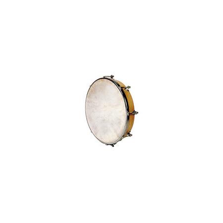 FUZEAU TAMBOURIN 25 CM PEAU NATURELLE SS CYMBALETT