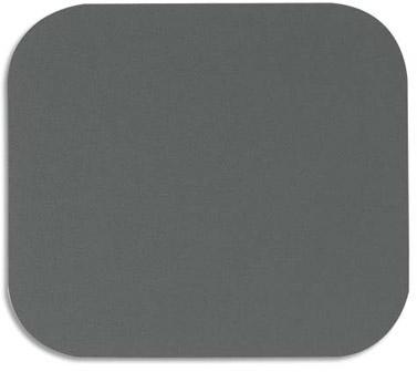 Tapis de souris gris. Revêtement supérieur en poly