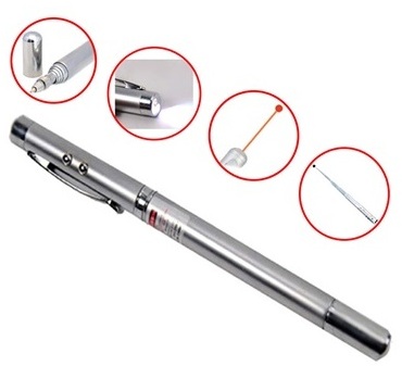 Stylo Pointeur Laser LED Télescopique Multifonctio