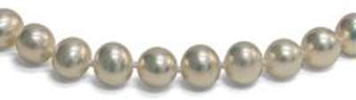 Collier 40 cm de perles d Eau Douce de 6 à 7 mm blanches Collier 40 cm de perles d