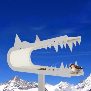 Radius Piep Show Vogelhaus - loup blanc LxPxH 52x20x22cm Radius Piep Show Vogelhaus