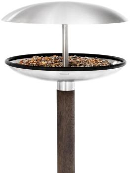 Fuera - Abri pour oiseaux - inox bois mat hauteur de Fuera - Abri pour oiseaux