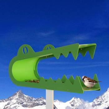 Radius Piep Show Vogelhaus - alligator vert LxPxH 52x20x22cm Radius Piep Show Vogelhaus
