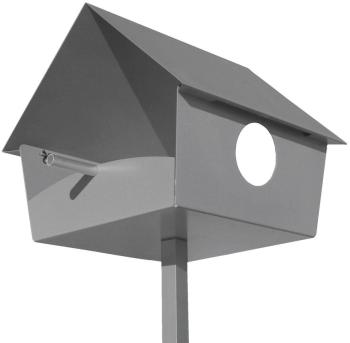 Piep Show XXL - Nichoir - argent LxPxH 45x49x55cm Piep Show XXL - Nichoir -