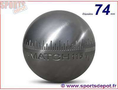 Boules de pétanque Obut - Match it inox 74mm deco g Boules de pétanque Obut -