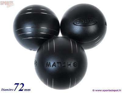 Boules de pétanque Obut - Match durete 72mm Boules de pétanque Obut -
