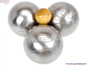 Boules de pétanque Obut - Loisir inox rond 73 mm - Boules de pétanque Obut -