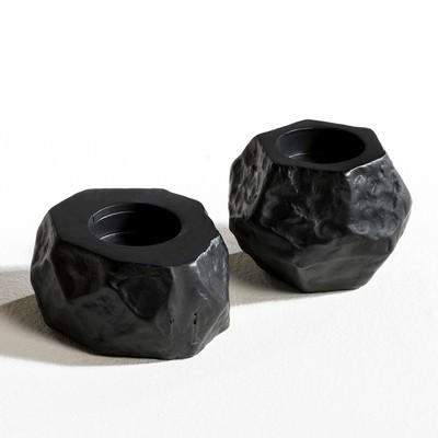 Bougeoir, Ecrou (lot de 2) - AM.PM
