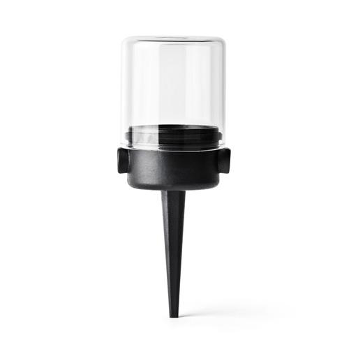 Pipe Hurricane - Bougeoirs vertical - noir/verre/1