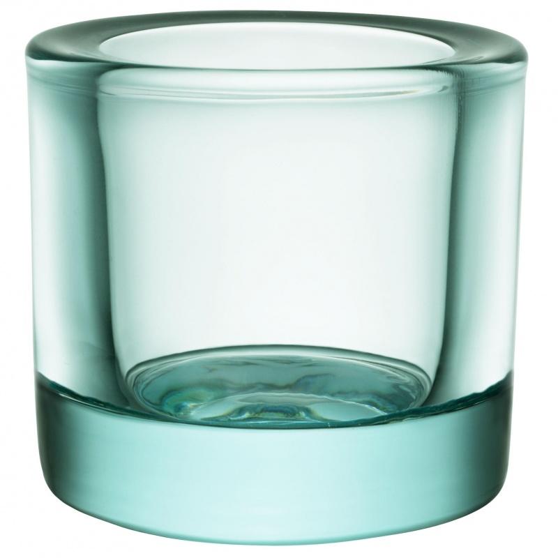Kivi - Bougeoir photophore 60mm - watergreen transparent Kivi - Bougeoir photophore