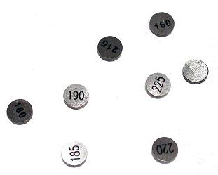 PASTILLE SOUPAPE MOTO 8.90MM EPAISSEUR 1.92MM