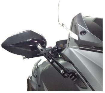 Rétroviseur Chaft Only TMax 530 Paire IN529 Noir