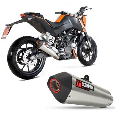 POT 125 KTM DUKE SCORPION EN INOX 2011-2016
