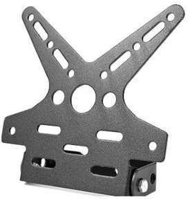 Support plaque immatriculation pour moto quad mob