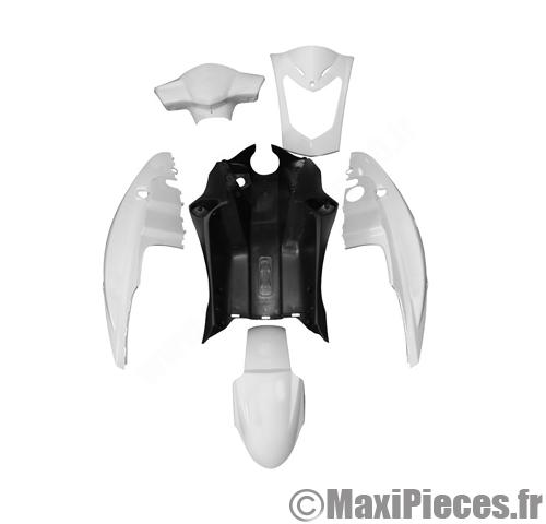 Kit carénage carrosserie blanc pour scooter agilit