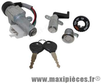 Kit serrure neiman contacteur pour scooter kymco p