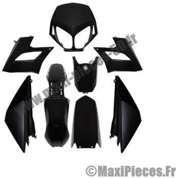 Kit carénage noir derbi senda drd racing (8 pièces