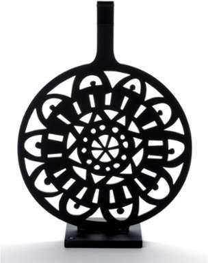 Pied de lampe Retro noir 65 cm Pied de lampe Retro noir 65