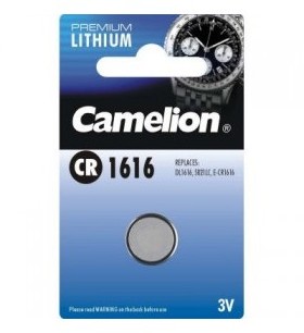 Camelion Lithium pile bouton, CR1616 / DL1616 / 50