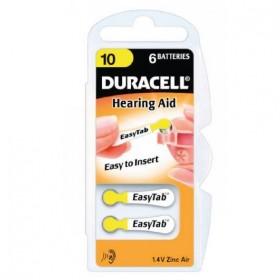 Duracell piles auditives Zinc-air, 10 / A10 / PR70
