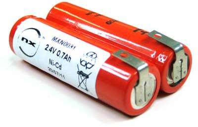 Batterie Nicd AA Batterie rasoir 2.4V 700mAh
