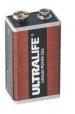 Pile UltraLife lithium 9V PP3 1.2Ah - BATLI10