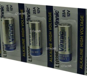Pack de 5 piles Vinnic pour VINNIC L1028F - Garant