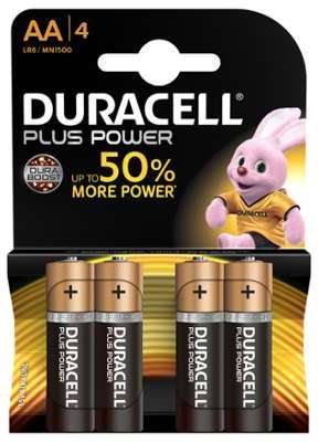 Piles AA LR6 1 5V Duracell - les 4 piles Piles AA LR6 1 5V Duracell