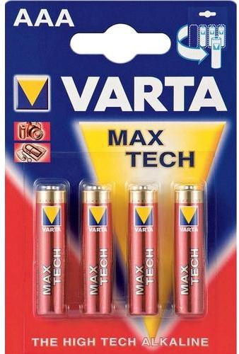 VARTA Piles Max Tech 4703 (AAA) LR3 X4 VARTA Piles Max Tech 4703