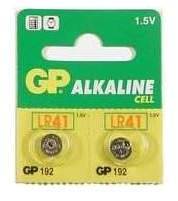 2 piles bouton LR41 ( 192 ) ALCALINE