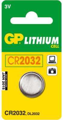 1 pile bouton CR2032 LITHIUM - GP