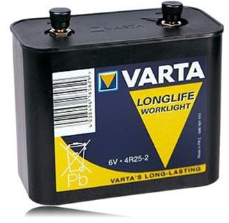 Pile 4R25-2 6V plastique VARTA 540