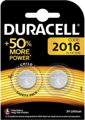 Piles Lithium 3V Duracell - les 2 piles Piles Lithium 3V Duracell