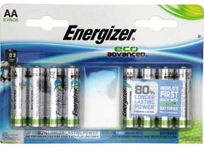 Piles LR6 AA Energizer - le paquet de 8 Piles LR6 AA Energizer - le