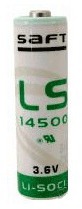 Pile LS14500 - AA - 3,6V - Lithium - SAFT