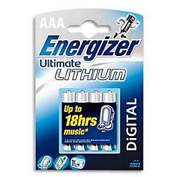 Pile Energizer Ultimate Lithium LR03 AAA 4 /Paquet