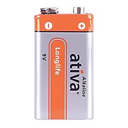 3 Piles alcalines - Ativa - 9V - LR61