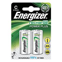 Piles rechargeables Energizer Power Plus C 2 /Paqu