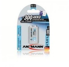 Pile rechargeable 9V++ 6HR22 250mAh - Ansmann