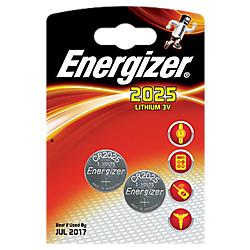 Pile bouton Energizer Lithium CR2025 2 /Paquet