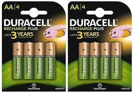 Piles Rechargeables AA 1300 Duracell Accu - AA NIM
