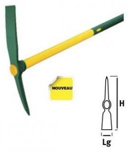 LEBORGNE - Pioche terrassier douille ovale 2,5kg m