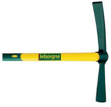 LEBORGNE - Pioche hache douille ronde 2kg manche N