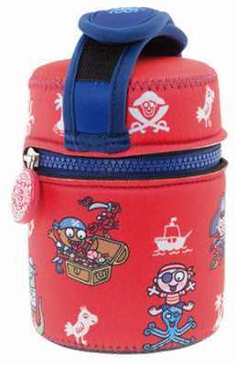 Lunch Box isotherme inox avec housse rouge dessins Lunch Box isotherme inox avec
