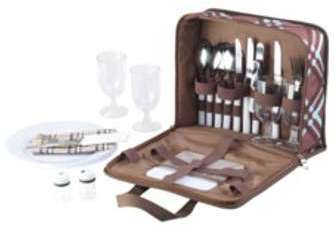 Coffret de pique-nique 4 personnes - 30 pièces Coffret de pique-nique 4 personnes