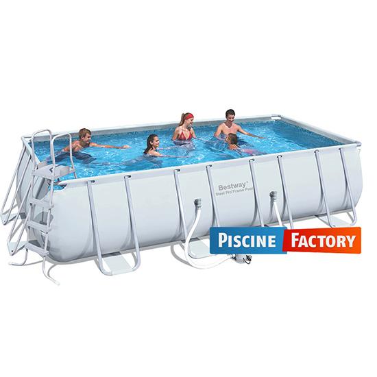 Piscine BESTWAY Tubulaire Rectangulaire - 5.49 x 2