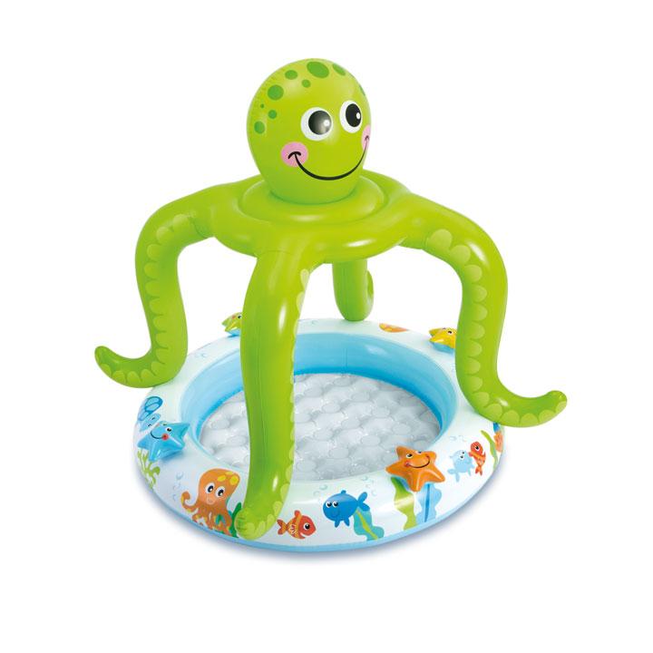 Piscine Enfant avec ombrelle petite pieuvre Piscine Enfant avec ombrelle