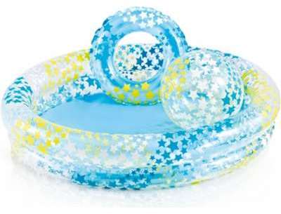 INTEX Kit de piscine - étoiles de mer 122 x 25 cm,