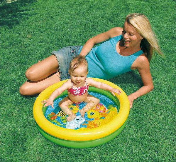 Piscine Enfant My First Pool 2 boudins - 61x15 cm Piscine Enfant My First Pool
